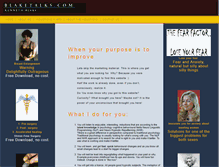 Tablet Screenshot of blaketalks.com